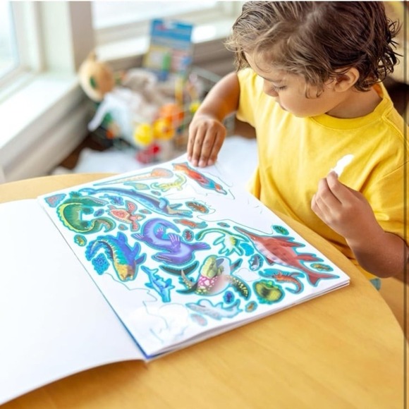 New Melissa & Doug Reusable Sticker Pad - Prehistoric - FSC-Certified Materials - Picture 2 of 12